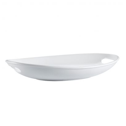 Handled Deep Oval Tray 18 1/8"