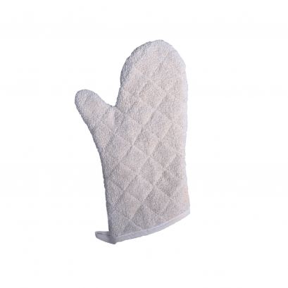 Oven Mitt Terry Silicon Lining 13"