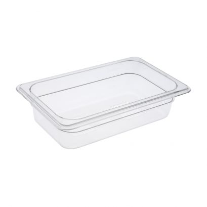 Polycarbonate Food Pan 1/4 Size 2-1/2" Depth