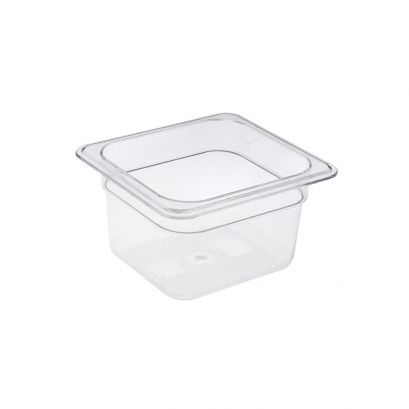 Polycarbonate Food Pan 1/6 Size 4" Depth