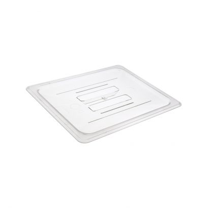Solid Polycarbonate Food Pan Cover Half Size