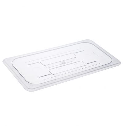 Solid Polycarbonate Food Pan Cover 1/3 Size