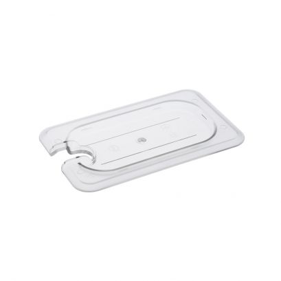 Notched Polycarbonate Food Pan Cover 1/9 Size