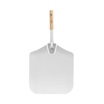 Pizza Peel Aluminum with Wood Handle 14"x16" 26" Overall Length