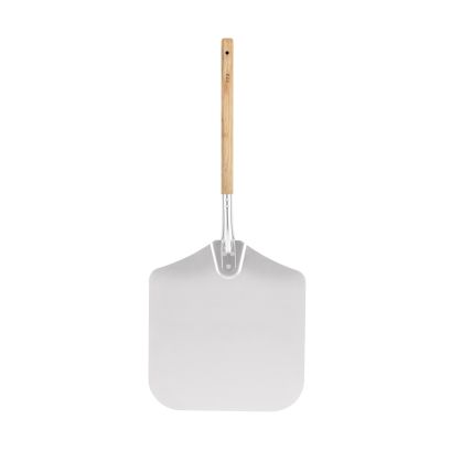 Pizza Peel Aluminum with Wood Handle 14"x16" 34" Overall Length