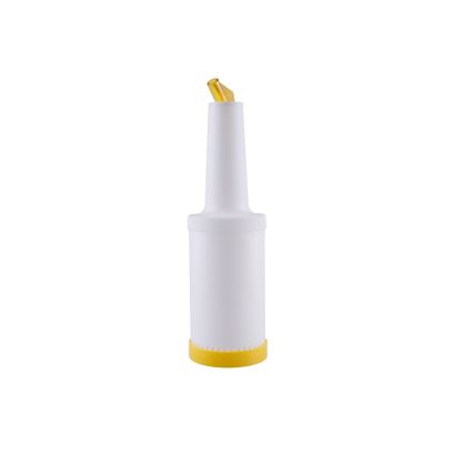 Pour Bottle W/ Spout & Lid 1QT Yellow