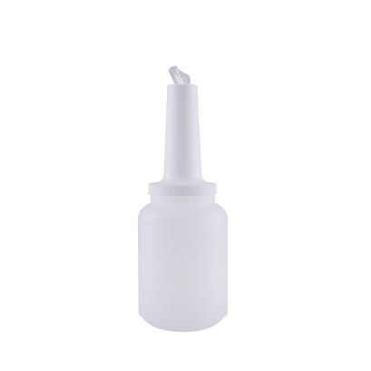 Pour Bottle W/ Spout & Lid 2QT White
