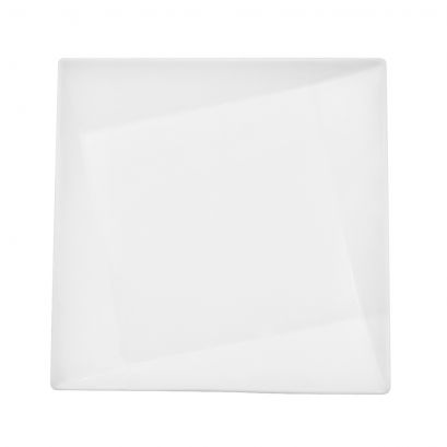 Crystal Square Dinner Plate 12"