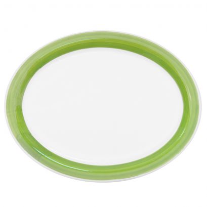 Oval Platter N.R. Green 13 1/2"