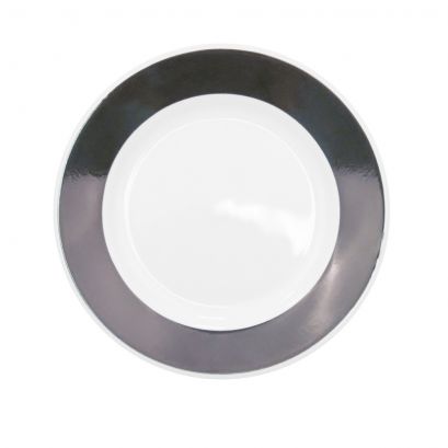 Plate R.E. Black 10 1/2"