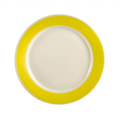 Plate R.E. Yellow 9"