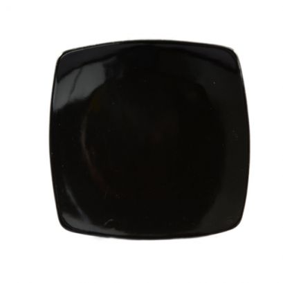 Square Flat Plate Black 10 1/2"