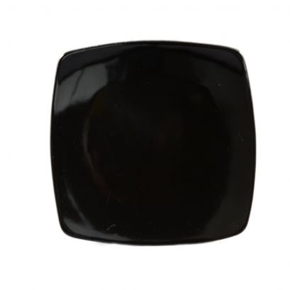 Square Flat Plate Black 8 7/8"