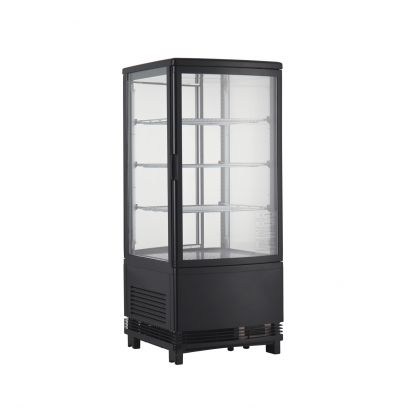 Refrigerated Display Case Set 190W 17"L x 17"H x 39"H Black