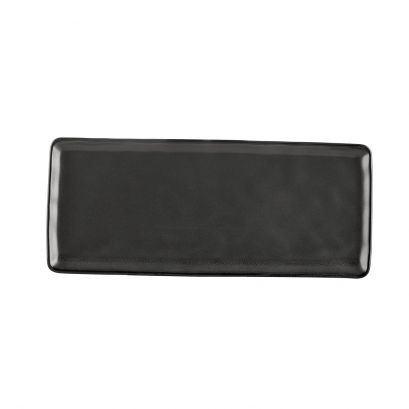 Rect. Platter Dark Green 14"