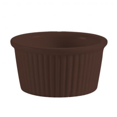 Ramekin Fluted Brown 4oz 3 1/8"
