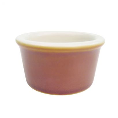Ramekin Brown/AW 5oz 3 3/8"