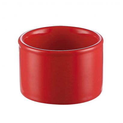 Straight Ramekin Red 5oz 3"