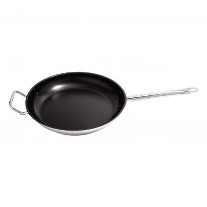 Fry Pan SS Non-Stick with Helper Handle 12"