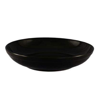 Salad Pasta Bowl Black 48oz 10 1/2"