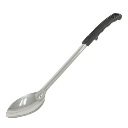 Basting Spoon Solid 1.2mm Black Handle 11"