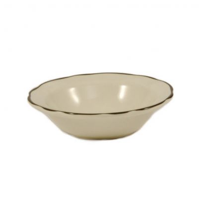 Grapefruit Dish #1 Black Band 11oz 6 3/4"