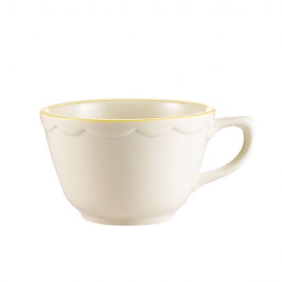Cup Tall Gold Band 7oz 3 3/4"