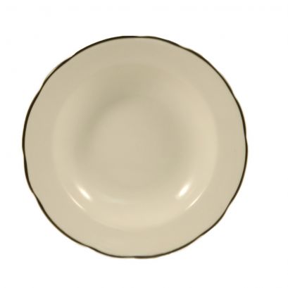Rim Soup Plate #7 Black Band 10oz 9"