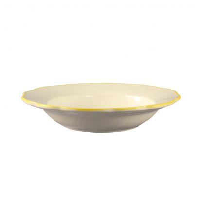 Rim Soup Plate #7 Gold Band 10oz 9"