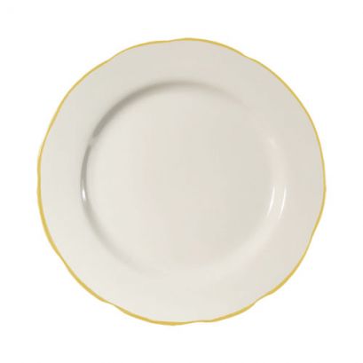 Plate #4 Gold Band 6 3/8"