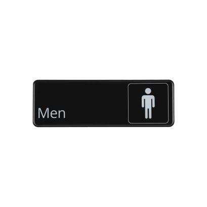 9"x3"H Compliance Sign "Men"