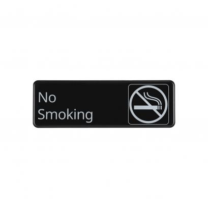 9"x3"H Compliance Sign "No Smoking"