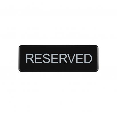 9"x3"H Compliance Sign "Reserved"