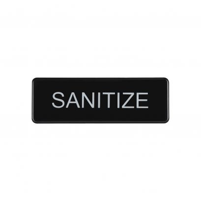 9"x3"H Compliance Sign "Sanitize"