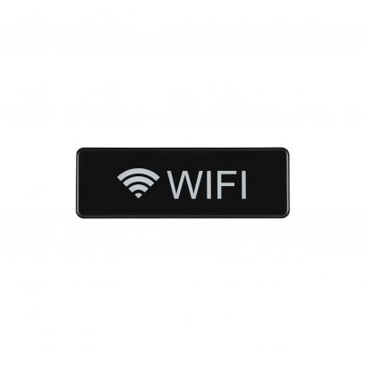 9"x3"H Compliance Sign "WiFi"