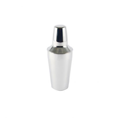 16 oz. Stainless Steel Cobbler Cocktail Shaker 3-Piece