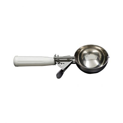 Stainless Steel Thumb Disher 5 oz.  White #6