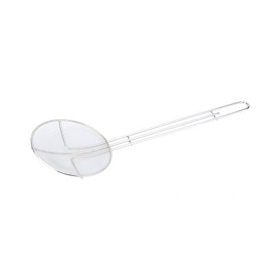6-1/2"Dia Nickel-Plated Metal Mesh Skimmer Round