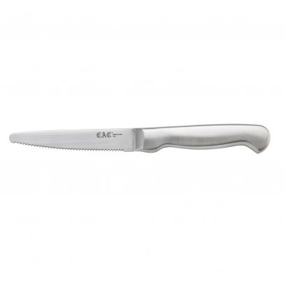 Knife Steak Round Tip Stainless Steel Handle Hollow 4-1/2"