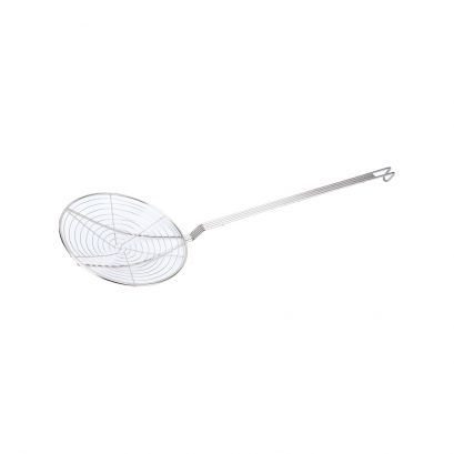 9"Dia Nickel-Plated Metal Wire Skimmer Round Spiral