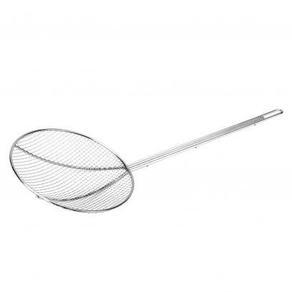 12"Dia Nickel-Plated Metal Wire Skimmer Round
