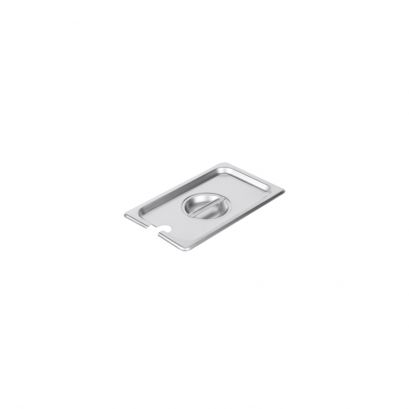1/4 Size Notched Cover for Steam Table Pan