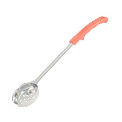 Portion Controller SS Perforated with Red Handle 2 oz.