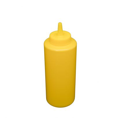 12 oz. Squeeze Bottle, Yellow, 6-PC/Pack