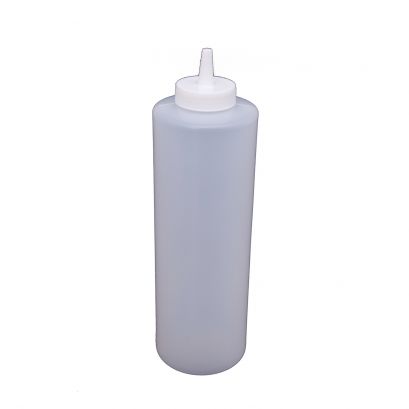 24 oz. Squeeze Bottle, Clear, 6-PC/Pack