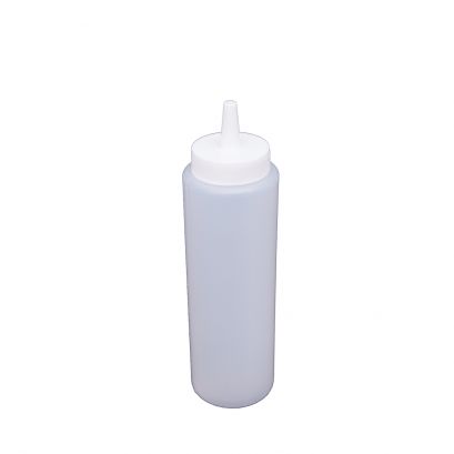 8 oz. Squeeze Bottle, Clear, 6-PC/Pack