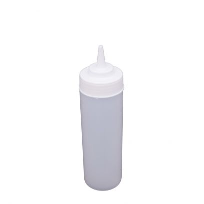 12 oz. Wide-Mouth Squeeze Bottle, Clear, 6-PC/Pack