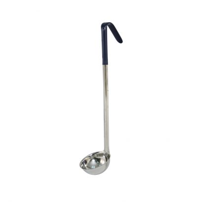 2 oz. Ladle One-Piece with Blue Handle