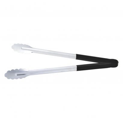 16" Stainless Steel Tong w/ Black Handle