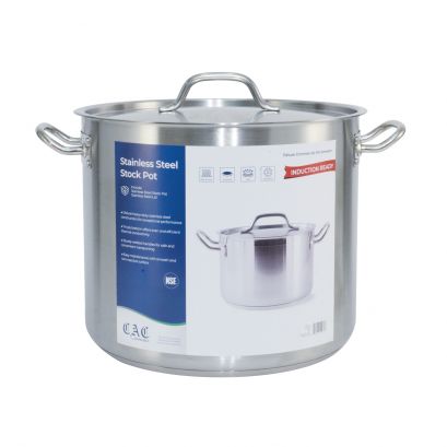 Stock Pot SS with Lid 32 qt.